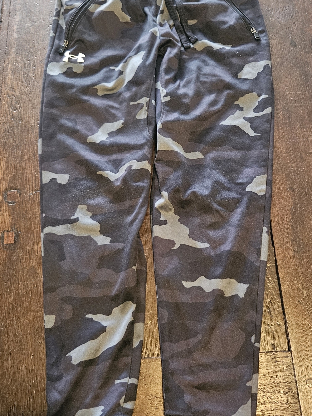 Under Armour Kids' Camo Jogger Pants - Black/Grey